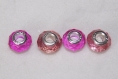 4 perles rose type pandore