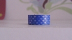 3 m x 1.5 cm washi masking tape ruban autocollant pois bleu masking tape