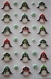 Planche de stickers pingouin noel vert et rouge 3d
