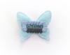 Barrette anti glisse  pour bébé ou petite fille papillon perles bleues