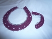 Collier , bracelet original en crochet , création unique 