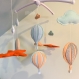 Mobile montgolfière et avion 