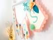 Guirlande fleurie personnalisée - banderole pour mariages, fêtes et anniversaires - décoration murale 