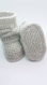 Chaussons bébé tricotés main 0/3 mois