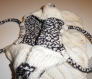 Sac à main laine et tissu