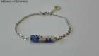 Bracelet argenté, perles miyuki - collection déesses et nymphes