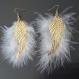 Boucle d'oreilles ailes d'ange - collection déesses et nymphes