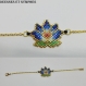 Bracelet doré, lotus en perles miyuki - collection déesses et nymphes