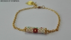 Bracelet doré, perles miyuki - collection déesses et nymphes