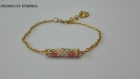 Bracelet doré, perles miyuki - collection déesses et nymphes