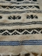Kilim noir et blanc, tapis, tapis kilim, tapis fait à la main, laines, tissé à la main, grand kilim, kilim tapis style vintage, 200 cm * 93 cm,