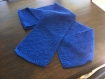 Belle écharpe en laine tricotée main