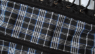  corset élastique noir avec dentelles noires et bleu 