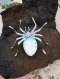 Araignée broche verre  dichroic cristaux