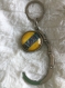 Porte-clés accroche sac flower yellow