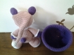 Cadeaux naissance doudou bébé ourson + bonnet assorti 