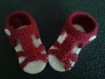 Chaussons sandales de 6 a12mois pour bébé 
