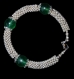 Nouveauté!!création bracelet en perles de jade et apprêts tibétain 