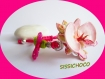 Bracelet fleur orchidée "orchidaceae" (créateur) 