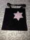 Tote bag sac shopping en tissu étoile 