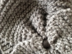 Bandeau ado/adulte tricoté en laine 