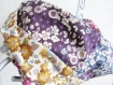 Snood estival en patchwork de tissus liberty froufrou 