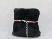 Bracelet " infini, suédine rose ", avec tour de poignet réglable - ref bs016 
