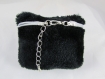Bracelet cordon coton ciré gris " tresse ronde ", avec tour de poignet réglable 