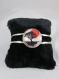 Bracelet rigide "arbre noir & rouge" - taille unique ref bv003 