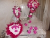 Bouquet de mariée fuchsia et blanc 