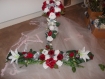 Centre de table mariage fleurs       sur mesure 