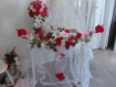 Centre de table mariage fleurs       sur mesure 