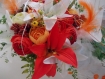 Bouquet mariée orange theme les iles 