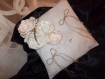 Coussin alliance vintage shabby chic 