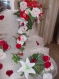 Bouquet mariée rouge et blanc orchidées 