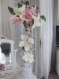 Bouquet mariée vintage rose et blanc romantique 