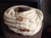 Snood femme en laine taille unique 
