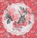 2 serviettes en papier bouquet de rose orval (191)