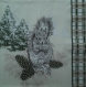 2 serviettes en papier écureuil (124)