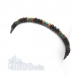 Bracelet homme/femme perles naturelle bois noir/marron/ Ø 4mm pierre naturelle véritable turquoise 