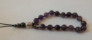 Bracelet style tibétain en améthyste perles 8 mm 