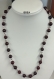 Collier jaspe bréchia,pierre de la sagesse,perles 8 mm et perles libellules argent du tibet 