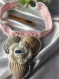 Chic et élégant collier de coquillages de la manche décor au  croche de acrylique et petites perles 