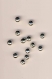 Perles métal argenté rondes diamètre 7mm 