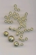 Assortiment perles métal doré 