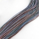 5 mètres de cordon de coton ciré dégradé bleu gris fil pour bracelet perles shamballa macramé création bijoux 