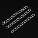 Lot de 20 chainettes chaines extension env. 50mm argente bijoux creation neuf 