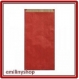 Lot 10 pochettes sacs sachets enveloppes kraft 12x4x21 rouge 