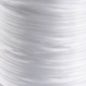 10 mètres fil élastique 0.8 mm blanc sur support range-fil 