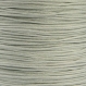 10m fil nylon tressé 0.8 mm x 10 mètres gris clair 